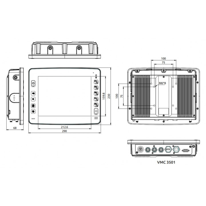 Панельный компьютер NEXCOM VMC3501-K (10.4", Intel Core i7 2610UE 1.5ГГц, 2Гб DDR3, GPS, IP65) Панельный компьютер NEXCOM VMC3501-K (10.4", Intel Core i7 2610UE 1.5ГГц, 2Гб DDR3, GPS, IP65)