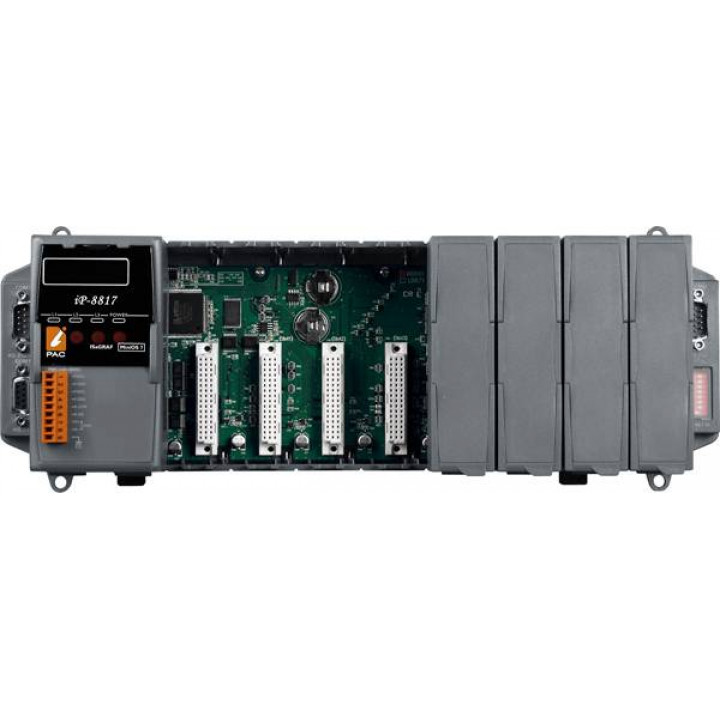 Контроллер ICP DAS iP-8817 CR (8 слотов, 2xRS-232, 1xRS-485, 1xRS-232/485, IsaGRAF)