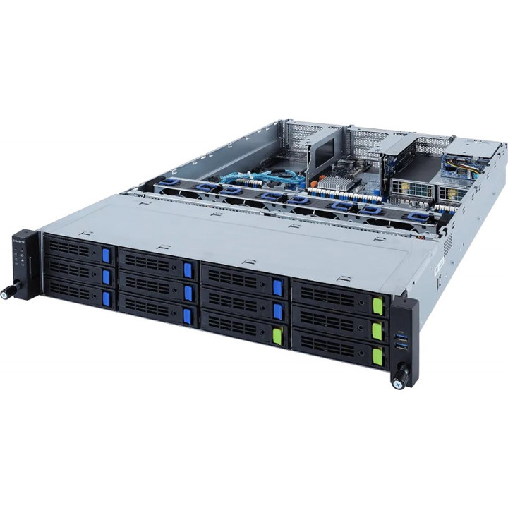 Серверная платформа GIGABYTE R282-3C0 6NR2823C0MR-00-101 (2U, 2xLGA4189, 32xDDR4, 14xHDD bays) Серверная платформа GIGABYTE R282-3C0 6NR2823C0MR-00-101 (2U, 2xLGA4189, 32xDDR4, 14xHDD bays)