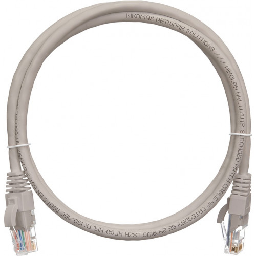 Коммутационный шнур NIKOMAX NMC-PC4UD55B-001-WT (U/UTP, Cat.5e, 100МГц, 2xRJ45, 0.15м, PVC, белый)