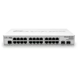 Коммутатор управляемый L2+ Mikrotik CRS326-24G-2S+IN Коммутатор управляемый L2+ Mikrotik CRS326-24G-2S+IN