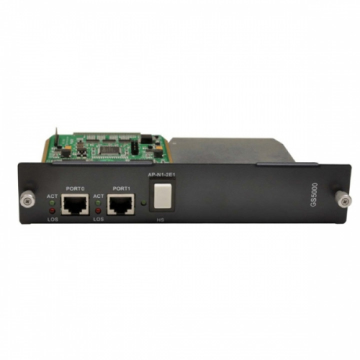 Интерфейсный модуль AddPac ADD-AP-GS-2E1 (2xE1/T1, 2xRJ45 для шасси ADD-AP-GS5000)