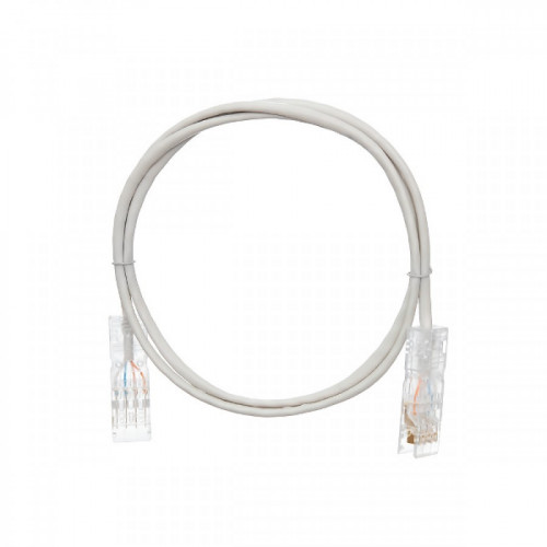 Коммутационный шнур NIKOMAX NMC-PC2UD00D-030-GY (U/UTP 2 пары, кат.5, 2х110, 3м, серый)