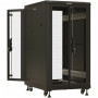 Шкаф Hyperline TTBR-4266-DD-RAL9004 (19", 42U, 2055x600x600 мм, распашные двери)