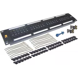 Патч-панель 48 портов UTP 5e LANMASTER LAN-PPL48U5E Патч-панель 48 портов UTP 5e LANMASTER LAN-PPL48U5E