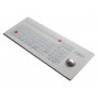 Промышленная клавиатура Key Technology K-TEK-D410-OTB-KP-FN-SW-EP-W-US/RU-USB (встраиваемая, IP67, белая, 106 клавиш, трекбол, с защищёнными краями, USB)