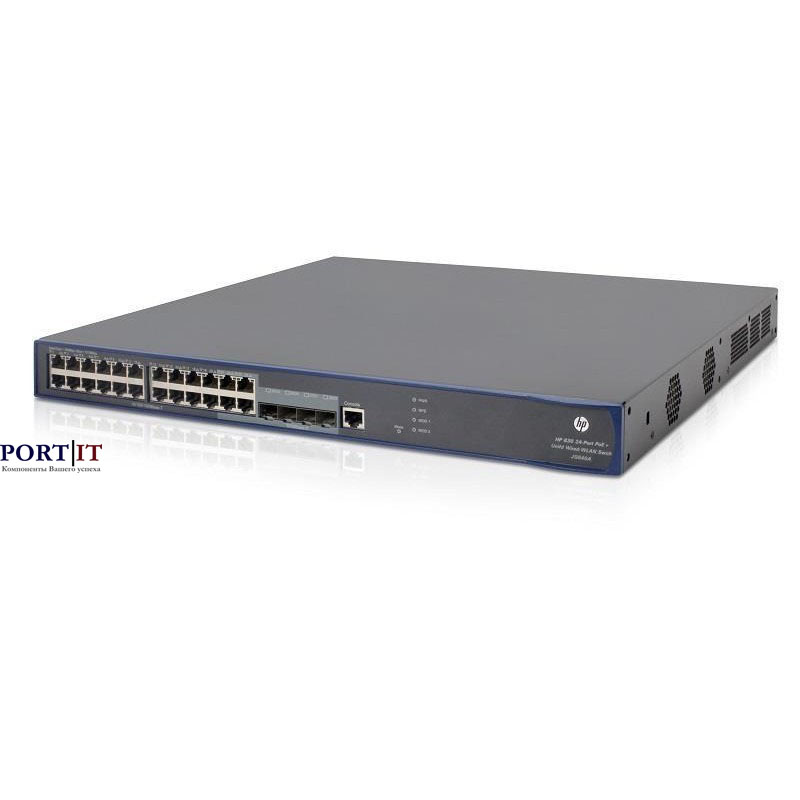 Контроллер беспроводной сети HP JG640A (24 порта PoE+, 10/100/1000 Мбит/с)