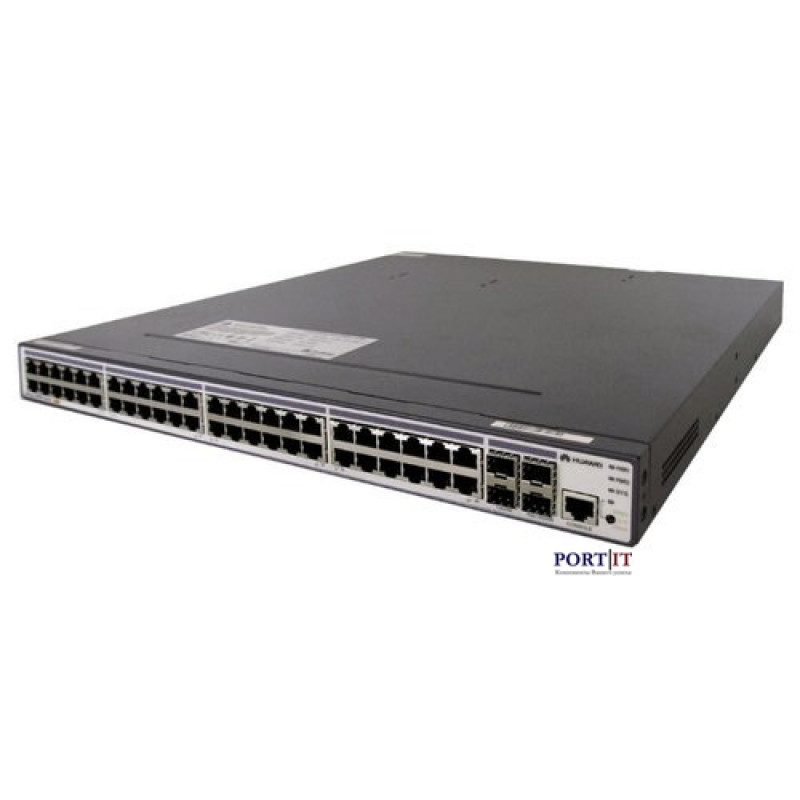 Коммутатор Huawei S3700-52P-EI-DC (48xFE RJ45, 4xGE SFP, DC -48V)