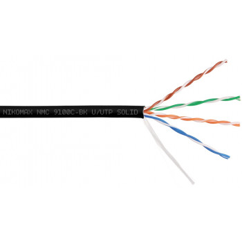 Кабель витая пара NIKOMAX NMC 9100C-BK, 305 м