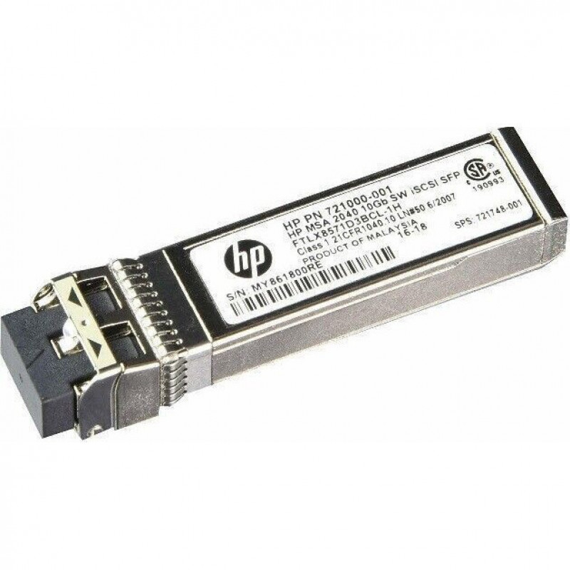 Трансивер HPE S0K91A (SFP28 25Gb, Short Range, 850nm, 100м, LC, iSCSI 4-Pack)