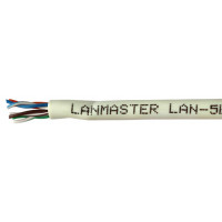 Кабель витая пара Lanmaster LAN-5EUTP-LSZH-WH, 305 м