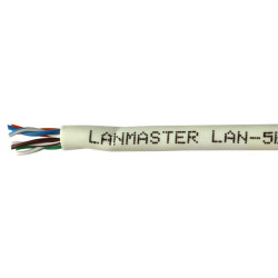 Кабель витая пара UTP кат.5e LANMASTER LAN-5EUTP-LSZH-WH