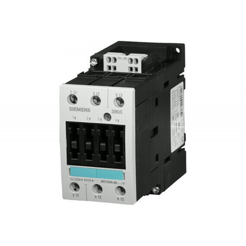 Контактор Siemens 3RT1036-3BB40 (AC-3, 22 кВт, 400 В, DC 24 В, S2)