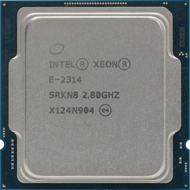 Процессор Dell Xeon E-2314 338-CCKW (4 ядра, 2.8 ГГц, 65W)