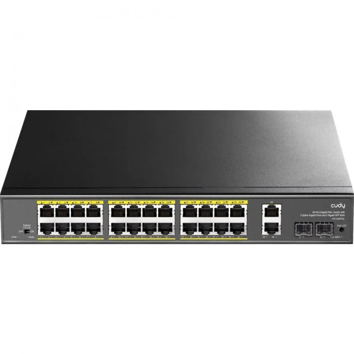 Коммутатор Cudy GS1026PS2 (26 портов 1 Гбит/с, 24 PoE, 300W) Коммутатор Cudy GS1026PS2 (26 портов 1 Гбит/с, 24 PoE, 300W)