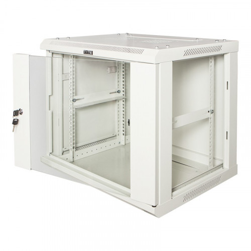 Настенный шкаф LANMASTER PRO TWT-CBWPG-15U-6X8-GY (15U, 600x800, стеклянная дверь)