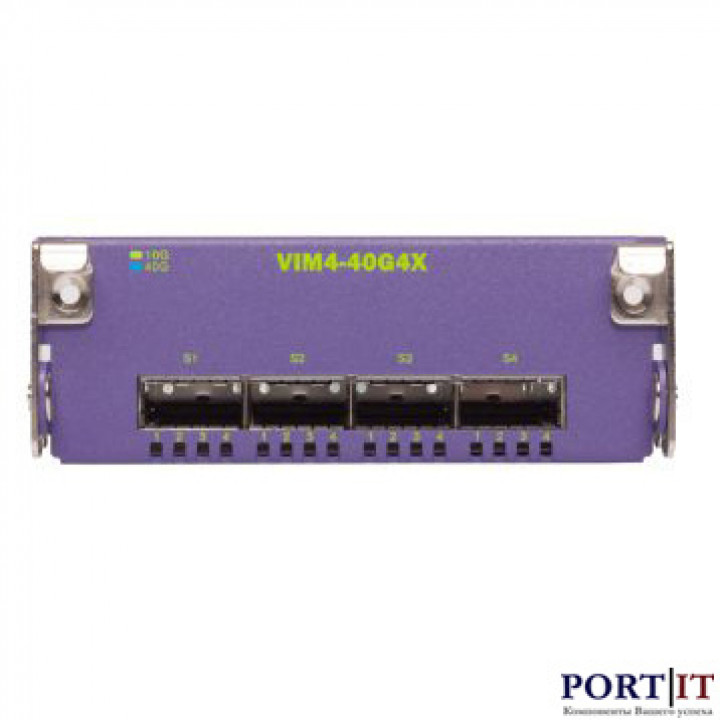 Модуль Extreme Networks Summit VIM4-40G4X (4 порта 40G QSFP+)