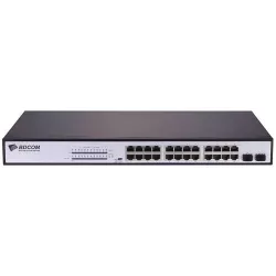 Коммутатор неуправляемый PoE BDCOM S1526-24P Коммутатор неуправляемый PoE BDCOM S1526-24P
