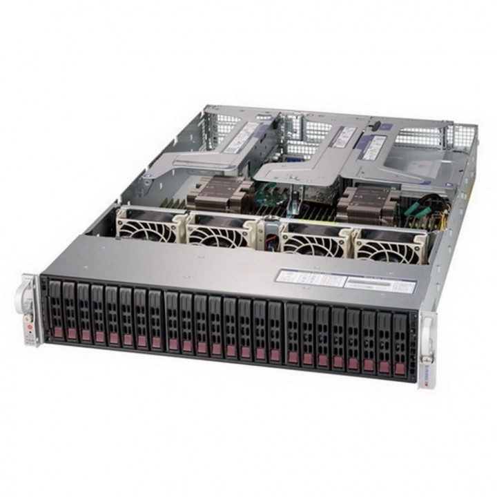 Серверная платформа Supermicro PIO-2029U-TR4-FT019 (2xLGA3647, 24xDDR4, до 24x2.5 SAS/SATA, 2x 800W)