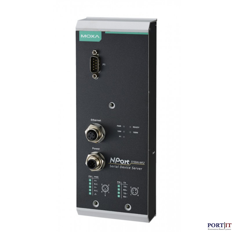 Сервер MOXA NPort 5150AI-M12-CT-T
