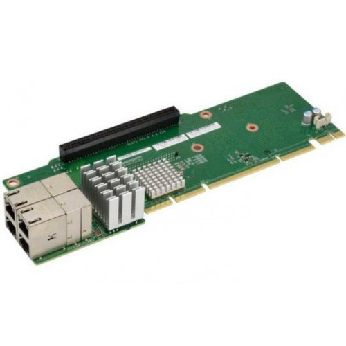 Переходная плата HPE 873732-B21 (DL38X Gen10 4-port 8 NVMe Secondary Slim SAS Riser)