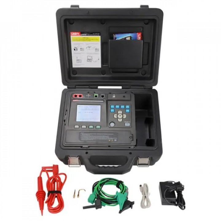 Мегаомметр UNI-T UT515B (500…10000 В, 0,5 МОм…10 ТОм) Мегаомметр UNI-T UT515B (500…10000 В, 0,5 МОм…10 ТОм)