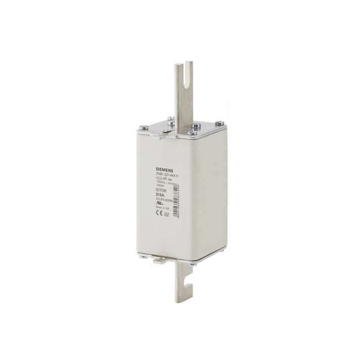 Плавкая вставка Siemens 3NB1231-4KK11 (Sitor, 2L, 315A, 1250V DC)