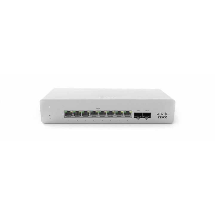 Коммутатор Cisco MS120-8FP (8x1G PoE, 2xSFP 1G)