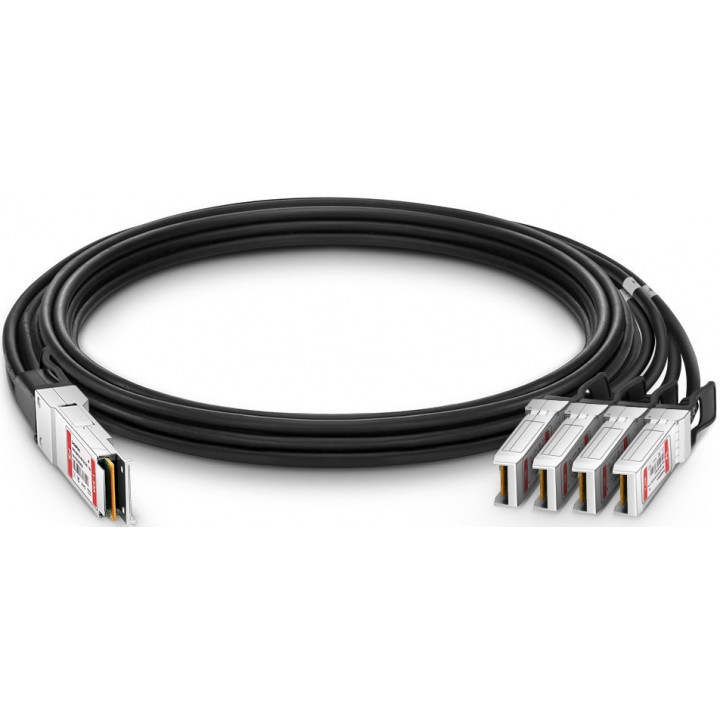 Кабель QSFP28 FS Q-4S28PC015 (100G to 4x25G, Breakout, 1.5m) Кабель QSFP28 FS Q-4S28PC015 (100G to 4x25G, Breakout, 1.5m)