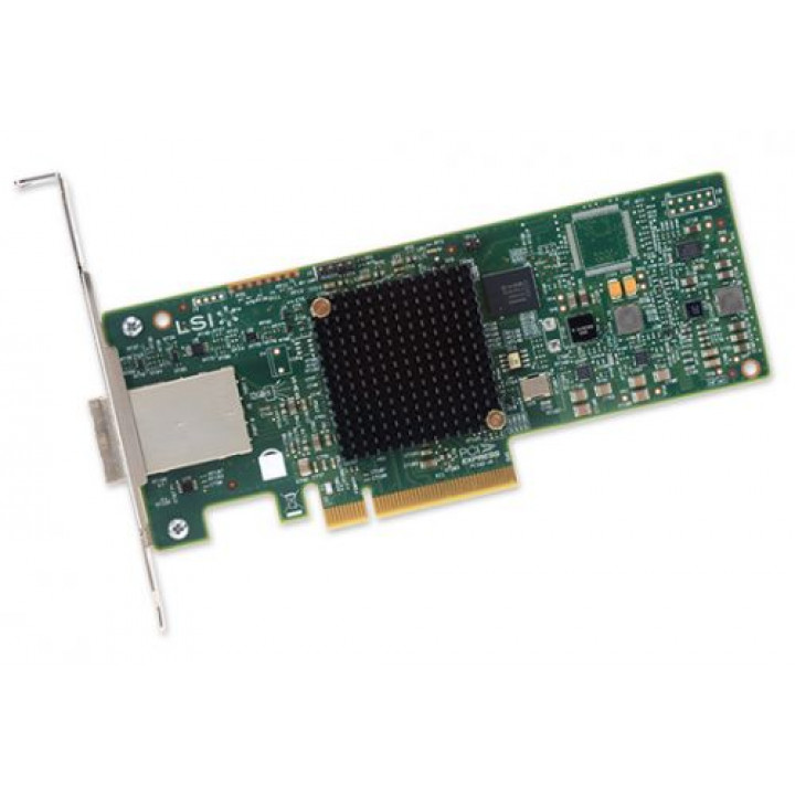 Контроллер SAS LSI LSI00343 (PCI-E 3.0 x8, LP, внешний, SAS12G, 8 портов) Контроллер SAS LSI LSI00343 (PCI-E 3.0 x8, LP, внешний, SAS12G, 8 портов)