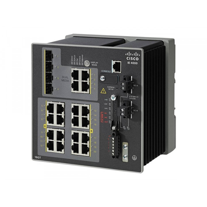 Промышленный коммутатор Cisco Catalyst IE-4000-16GT4G-E (16xGE RJ45, 4xGE SFP)