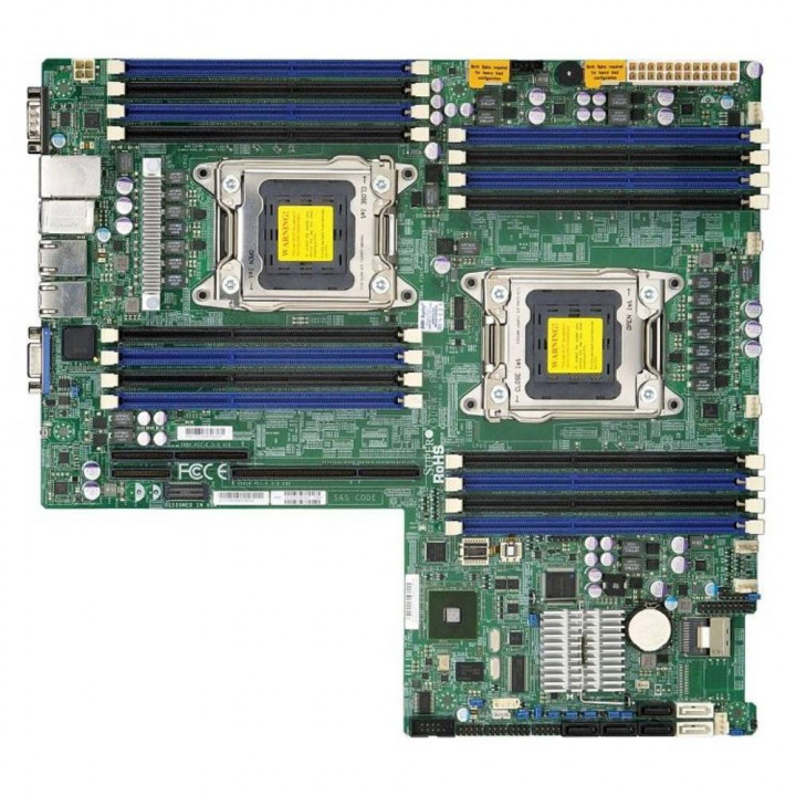 Серверная материнская плата Supermicro MBD-X9DRW-IF-B (2xLGA2011, iC602, 16xDDR3, 2xGbE, IPMI)