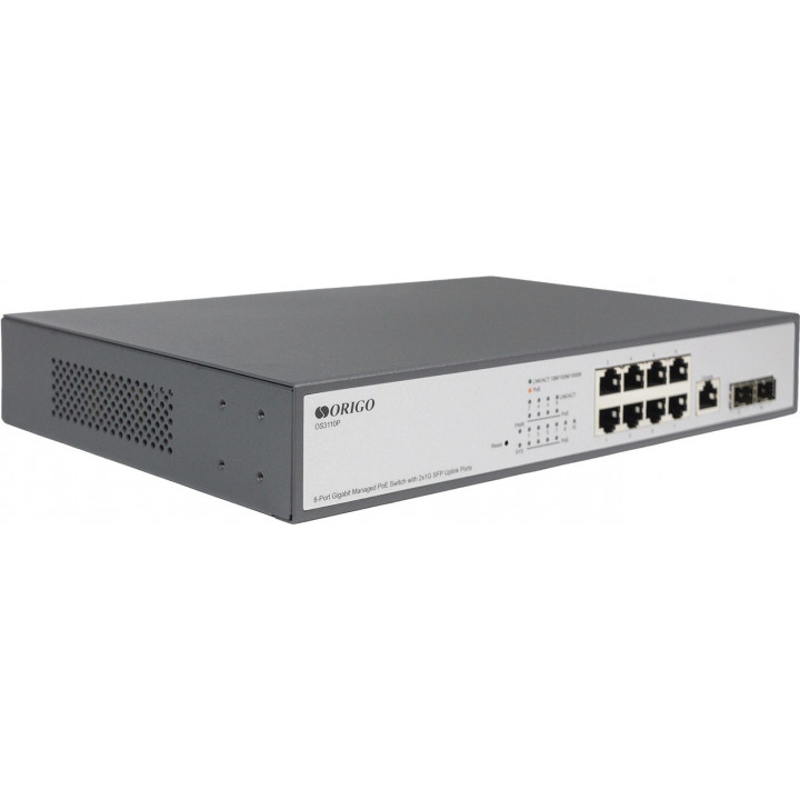 Коммутатор ORIGO OS3110P/135W/A1A (8xPoE, 2xSFP, PoE 135W)