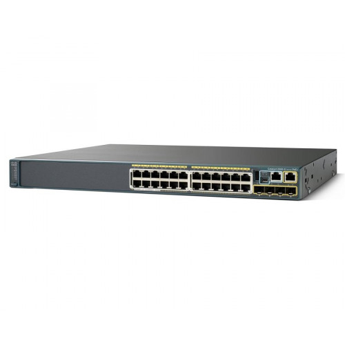 Коммутатор Cisco WS-C2960S-24PS-L (24 порта Gigabit PoE, QoS, LACP)