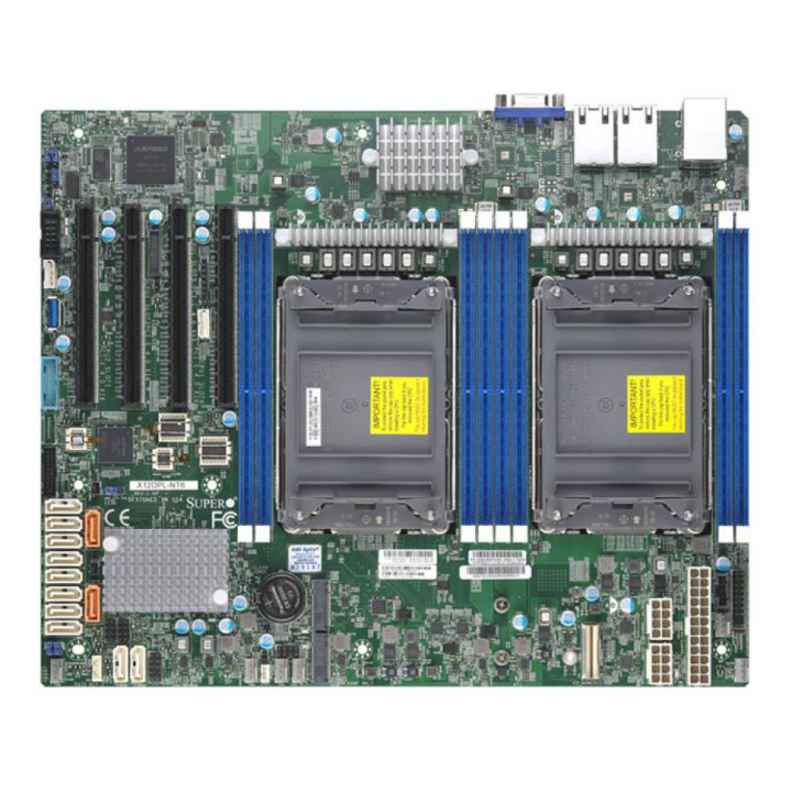 Серверная материнская плата Supermicro MBD-X12DPL-i6-B (2xCPU 3rd Gen Xeon, 8xDIMM, 12xSATA, C621A)