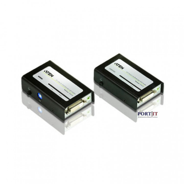Удлинитель ATEN VE602-AT-G (DVI/HDTV/WUXGA+AUDIO, 60 м, 2xUTP Cat5e)