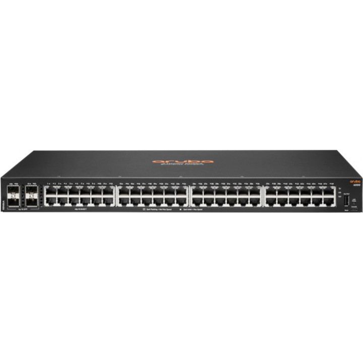 Коммутатор HPE R8N86A (Aruba 6000 48G 4SFP Managed L2) Коммутатор HPE R8N86A (Aruba 6000 48G 4SFP Managed L2)