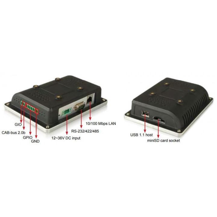 Панельный компьютер IEI IOVU-430M-CE5/ST/WL (4.3", XSCALE PXA270 416МГц, Windows CE5.1) Панельный компьютер IEI IOVU-430M-CE5/ST/WL (4.3", XSCALE PXA270 416МГц, Windows CE5.1)
