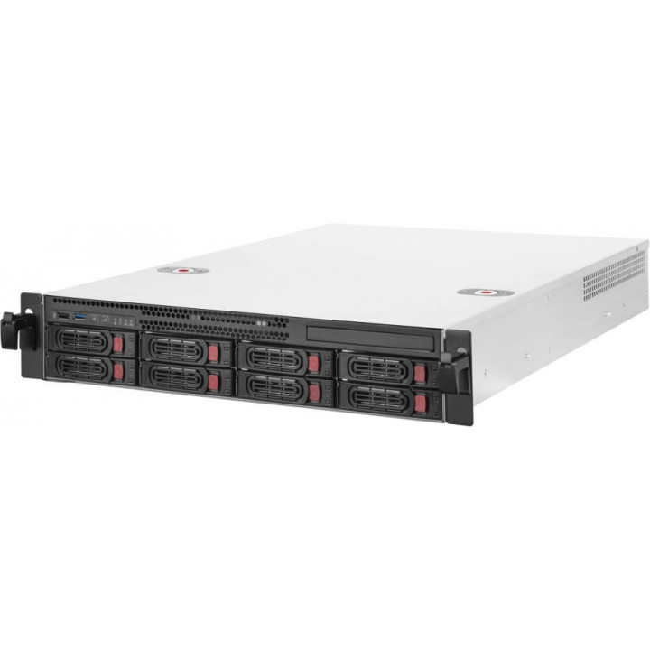 Серверный корпус Silverstone G59RM2230800020 (2U, E-ATX/ATX/mATX/mITX, 8x3.5" Hot-swap, 2x2.5")