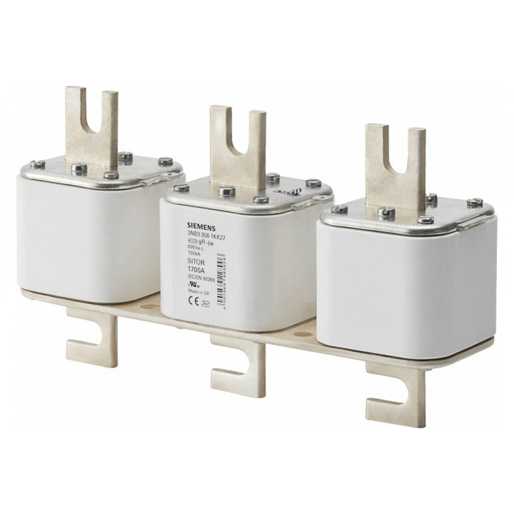 Плавкая вставка Siemens 3NB3362-1KK27 (Тр 3X3 1900A Ar 690V Ac)