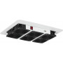 Вентиляторный блок TLK TLK-FAN6-F2-GY (6 вентиляторов, с фильтром, для напольных шкафов, серый)