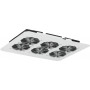 Вентиляторный блок TLK TLK-FAN6-F2-GY (6 вентиляторов, с фильтром, для напольных шкафов, серый)