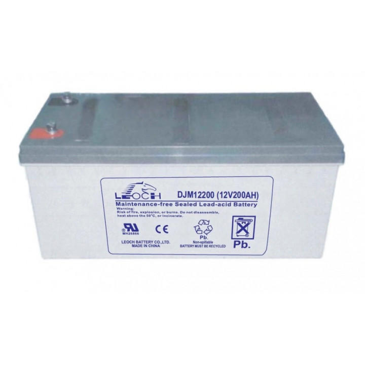 Аккумулятор Leoch DJM12150 (12В 150Ач 483x170x238.5мм 48кг)