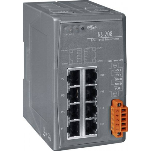 Промышленный коммутатор ICP DAS NS-208 CR