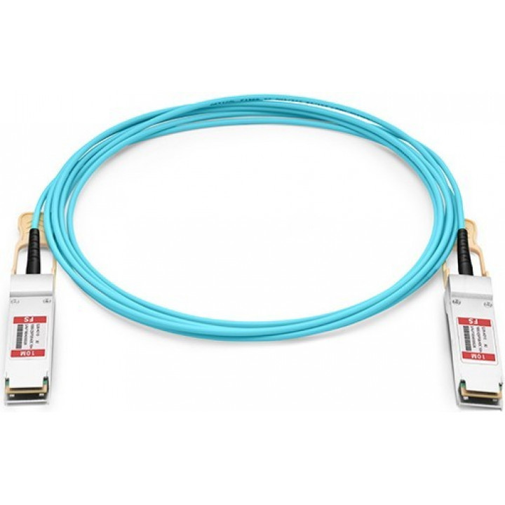 Кабель QSFP28 FS Q28-AO15 (100G QSFP28, активный оптический, 15м, совместим с Mellanox) Кабель QSFP28 FS Q28-AO15 (100G QSFP28, активный оптический, 15м, совместим с Mellanox)
