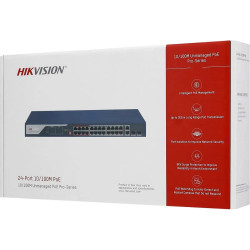 Коммутатор неуправляемый PoE Hikvision DS-3E0326P-E(C)