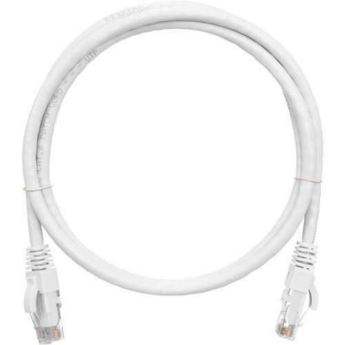 Коммутационный шнур NIKOMAX NMC-PC4UE55B-030-C-WT (U/UTP, Cat.6, 250МГц, 2xRJ45, 3м, белый, LSZH)