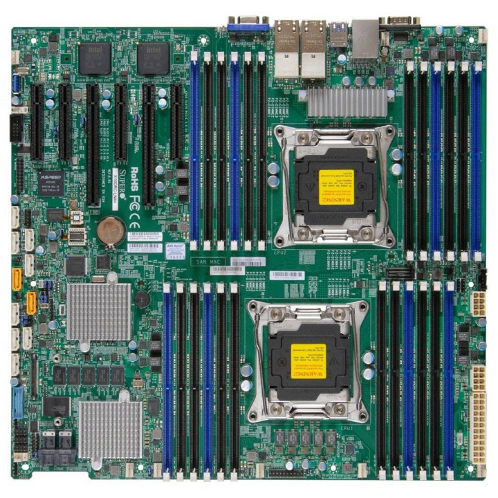 Серверная материнская плата Supermicro MBD-X10DRC-LN4+-O (EE-ATX, 24xDDR4, до 3TB, 10xSATA3) Серверная материнская плата Supermicro MBD-X10DRC-LN4+-O (EE-ATX, 24xDDR4, до 3TB, 10xSATA3)