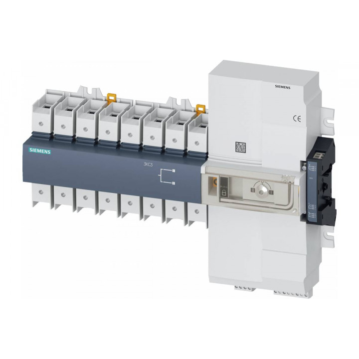 Переключатель нагрузки Siemens 3KC3434-2AA22-0AA3 (AC 415V, 160A, 4P) Переключатель нагрузки Siemens 3KC3434-2AA22-0AA3 (AC 415V, 160A, 4P)