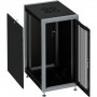 Шкаф серверный SYSMATRIX SL 6827.932 (напольный 27U 600x800мм, перф. дверь, 800кг, черный)